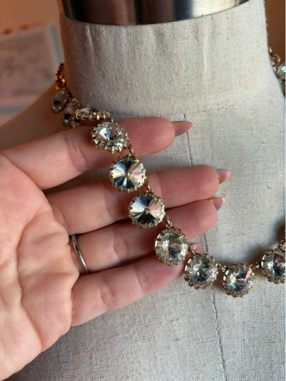 J.crew Rhinestone Necklace - Picture 2 of 3